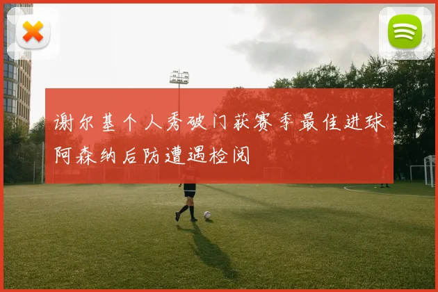 谢尔基个人秀破门获赛季最佳进球阿森纳后防遭遇检阅